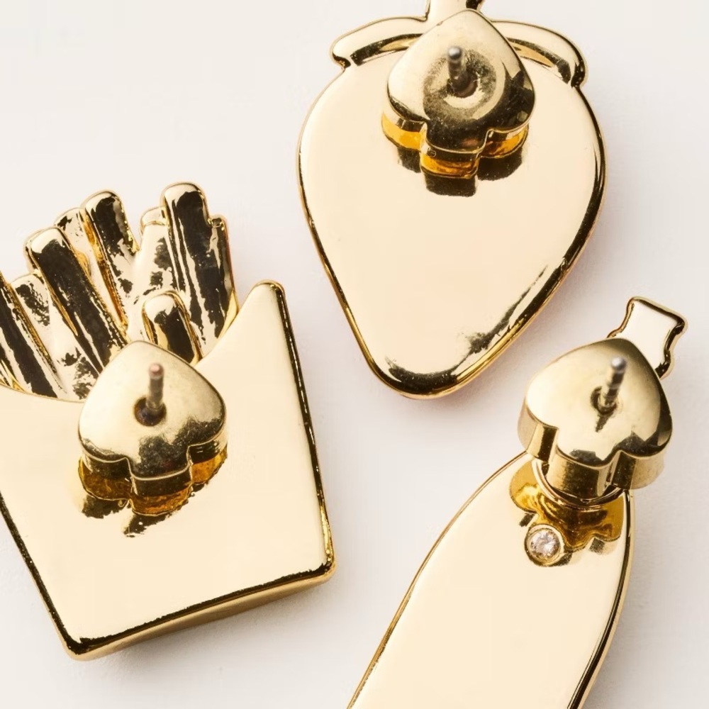 Kate Spade New York X Target- Mixed Novelty Stud Earrings 3pk - Picture 5 of 6